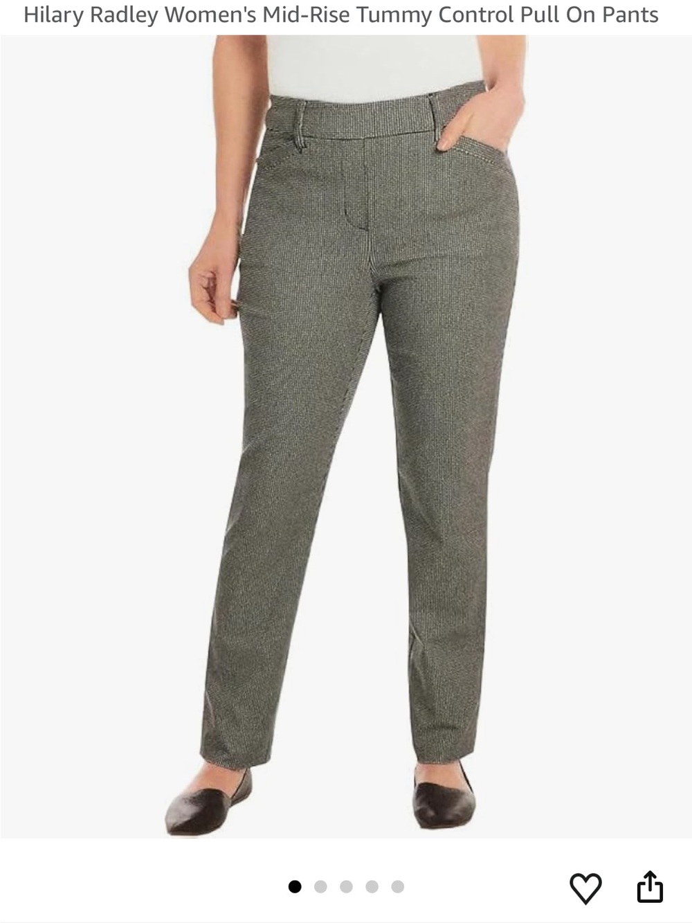 Hilary Radley Straight Leg Mid-Rise Jeans in Olive